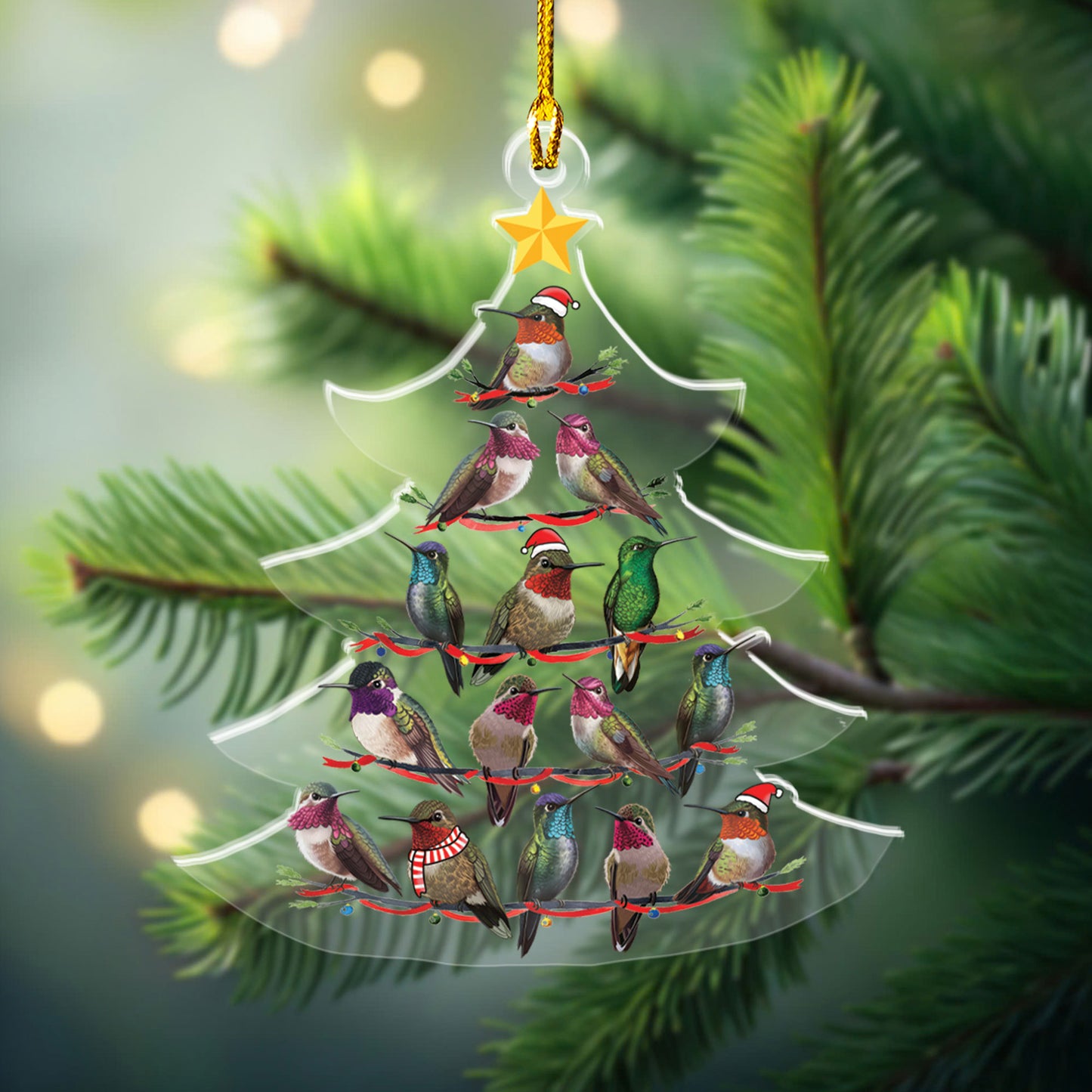 Hummingbird Tree Ornament