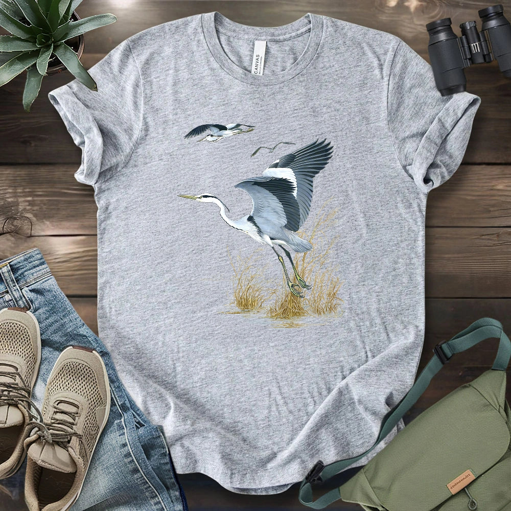 Grace of the Heron T-shirt