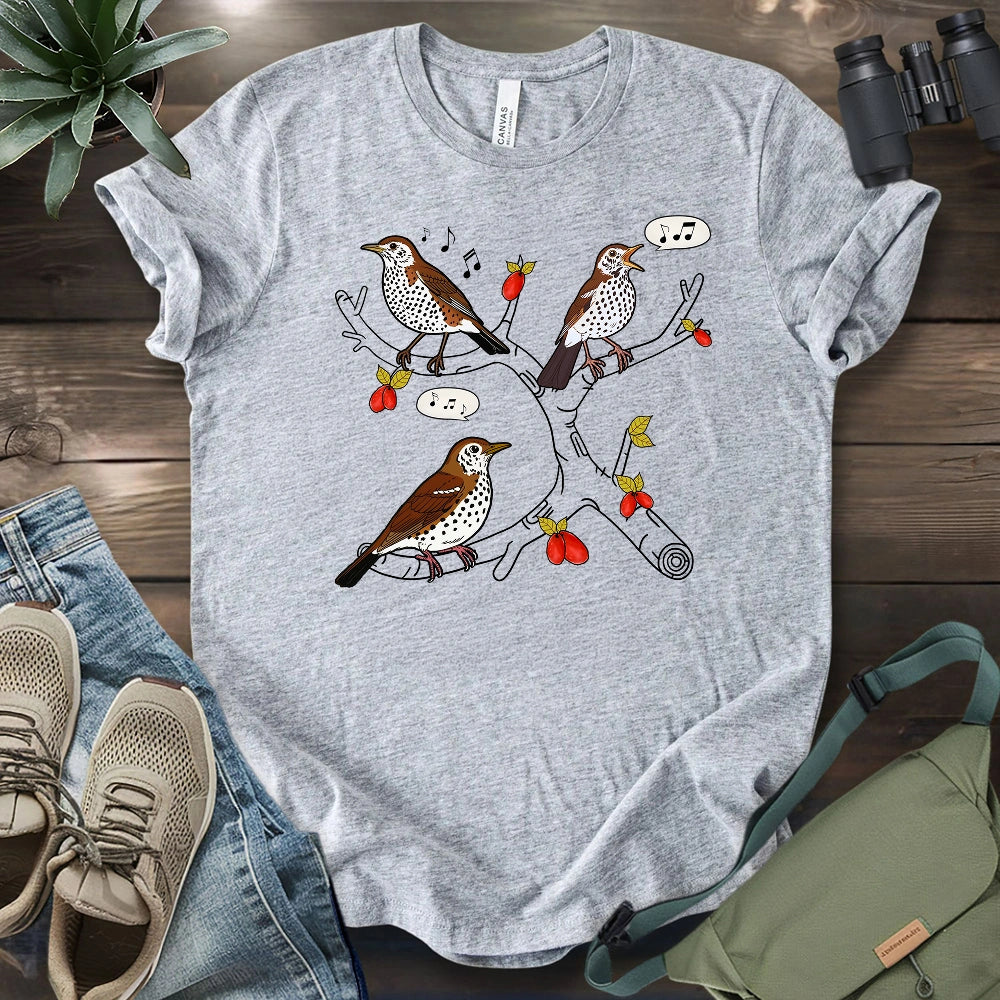 Wood Thrush's Song T-shirt