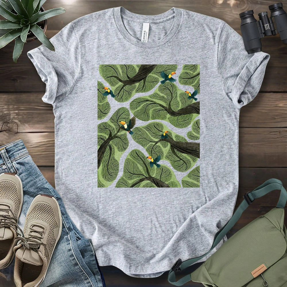 Toucan In Jungle T-shirt