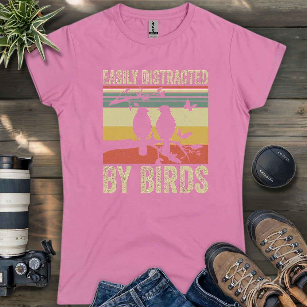 Easily Distracted By Bird Women's T-shirt