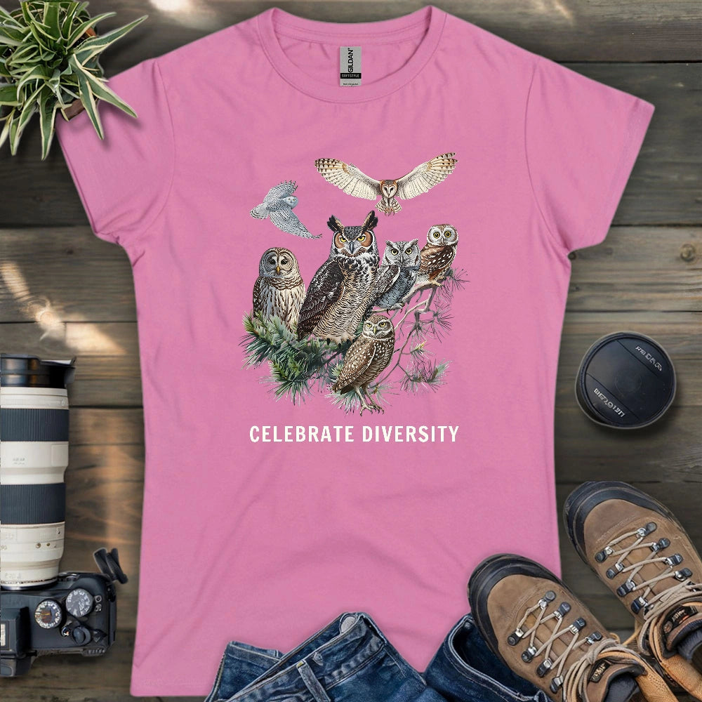 Owl Diversity Women's T-shirt