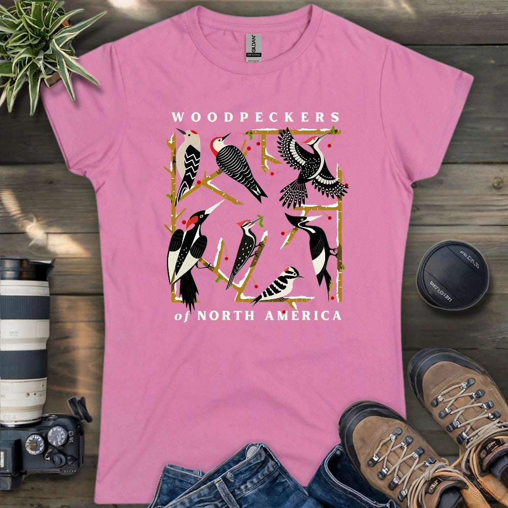 Woodpeckers Of North America Women's T-shirt