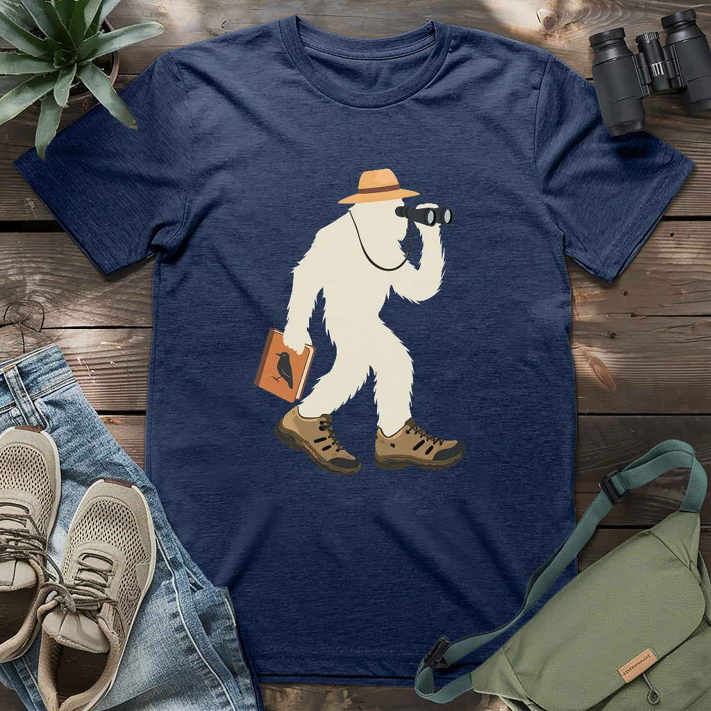 Bird Watching Bigfoot T-shirt