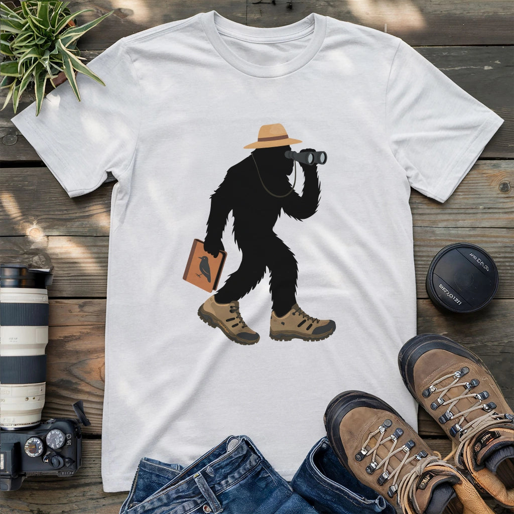 Bird Watching Bigfoot T-shirt
