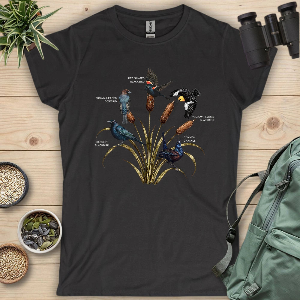 A Gathering of Blackbirds Women's T-shirt
