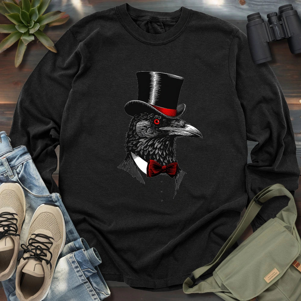 Crow Gentleman Long Sleeve T-shirt