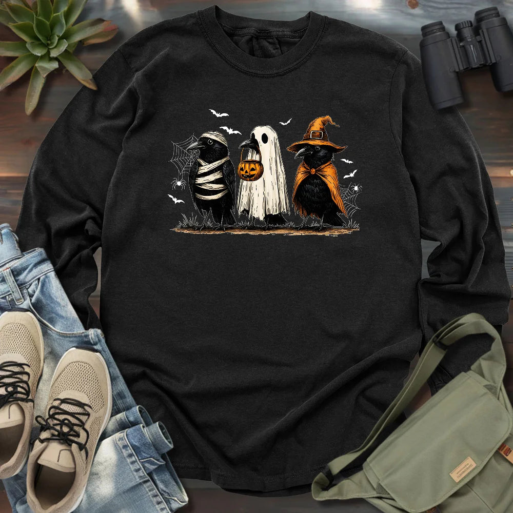 Crows in Costume Long Sleeve T-shirt