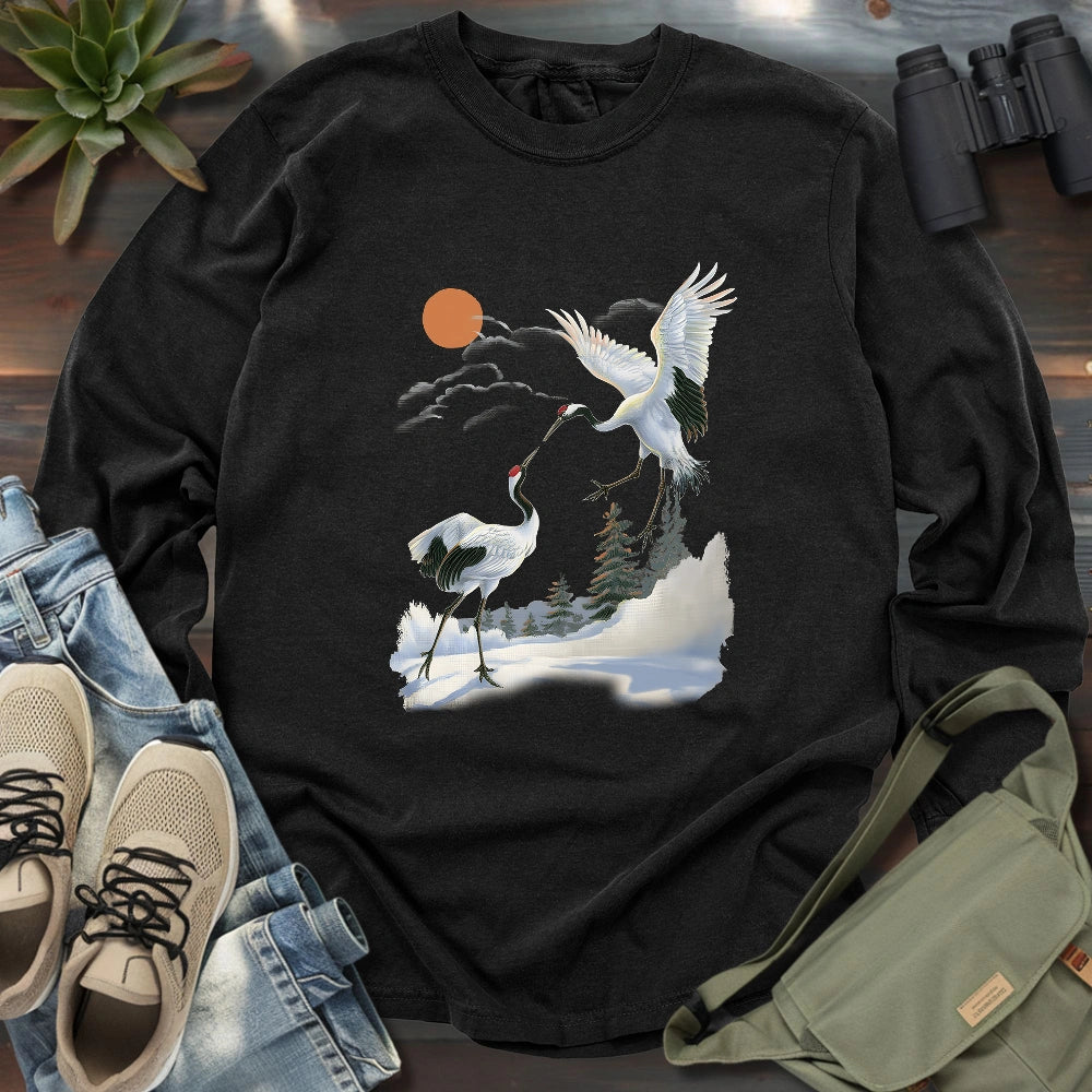 Dance of the Cranes Long Sleeve T-shirt