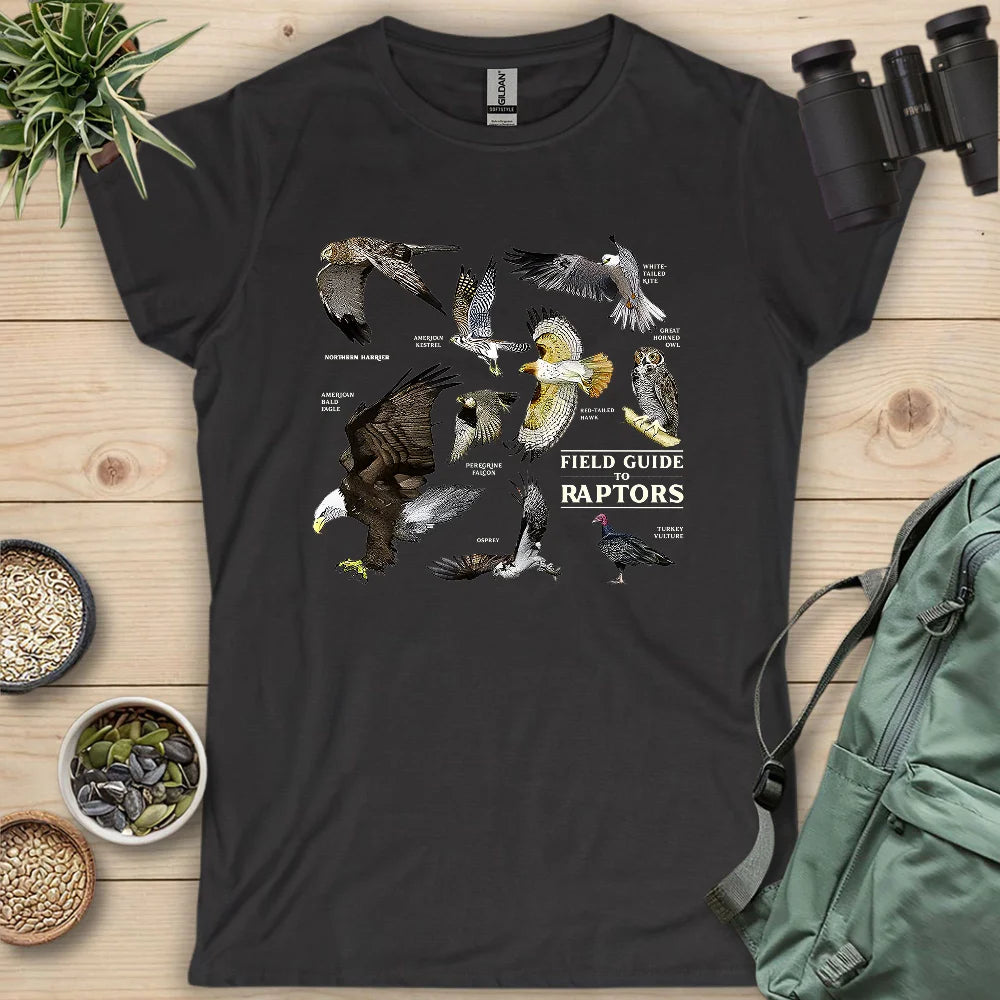 Field Guide To Raptors Women's T-shirt