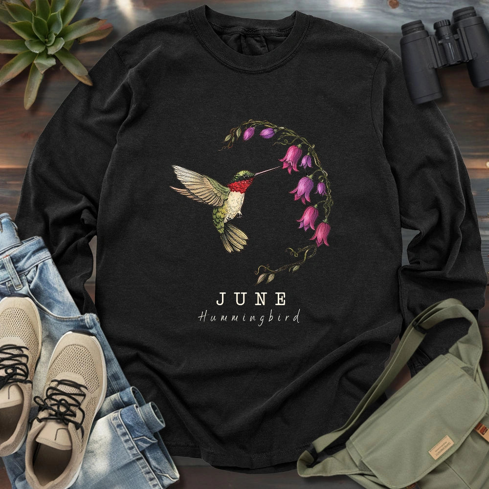 June Hummingbird Long Sleeve T-shirt