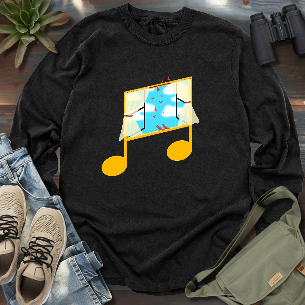 Listening To Songbirds Long Sleeve T-shirt