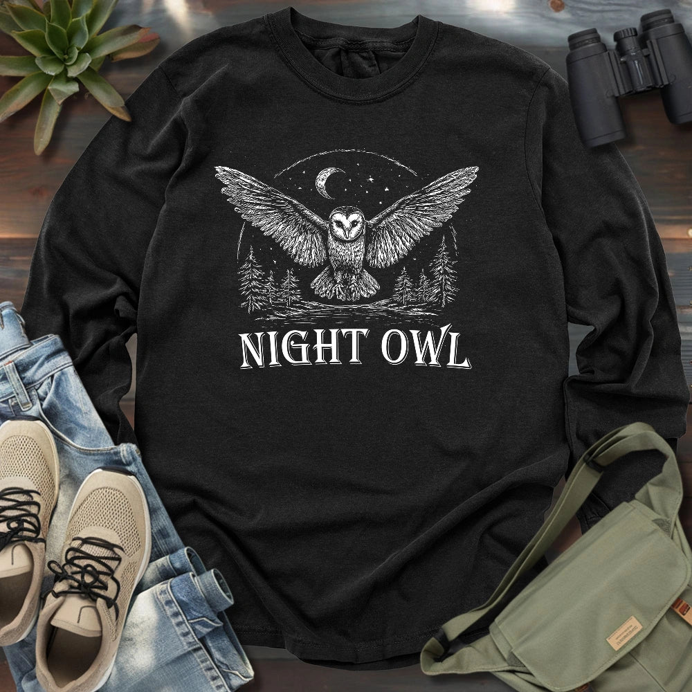 Night Owl Long Sleeve T-shirt