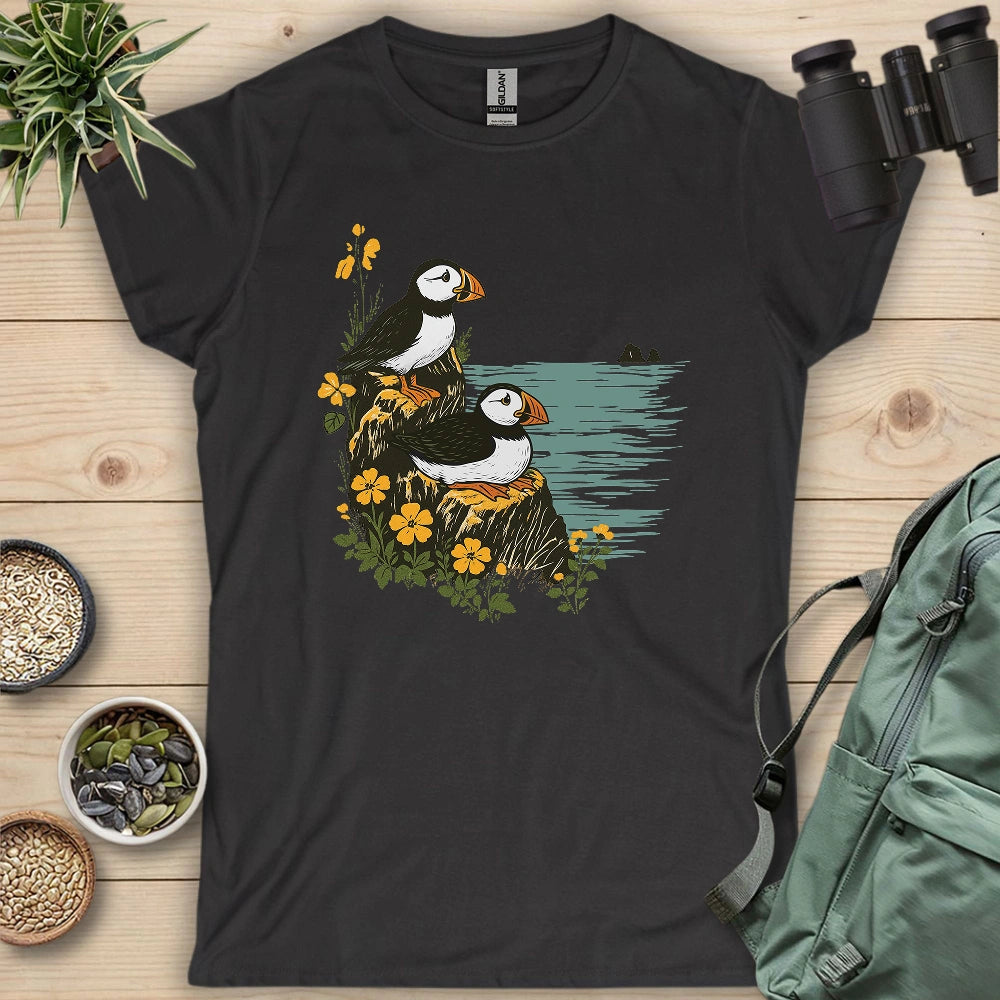 Peaceful Puffins Women's T-shirt