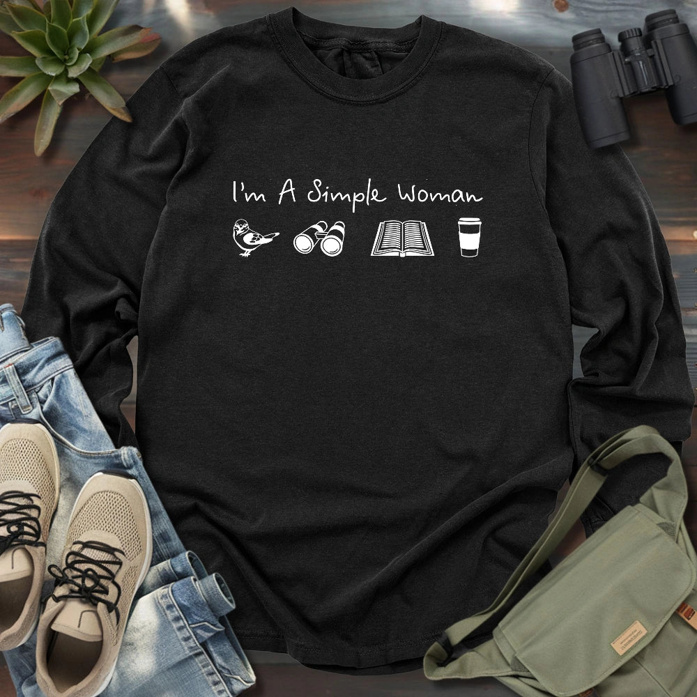 Simple Woman Long Sleeve T-shirt