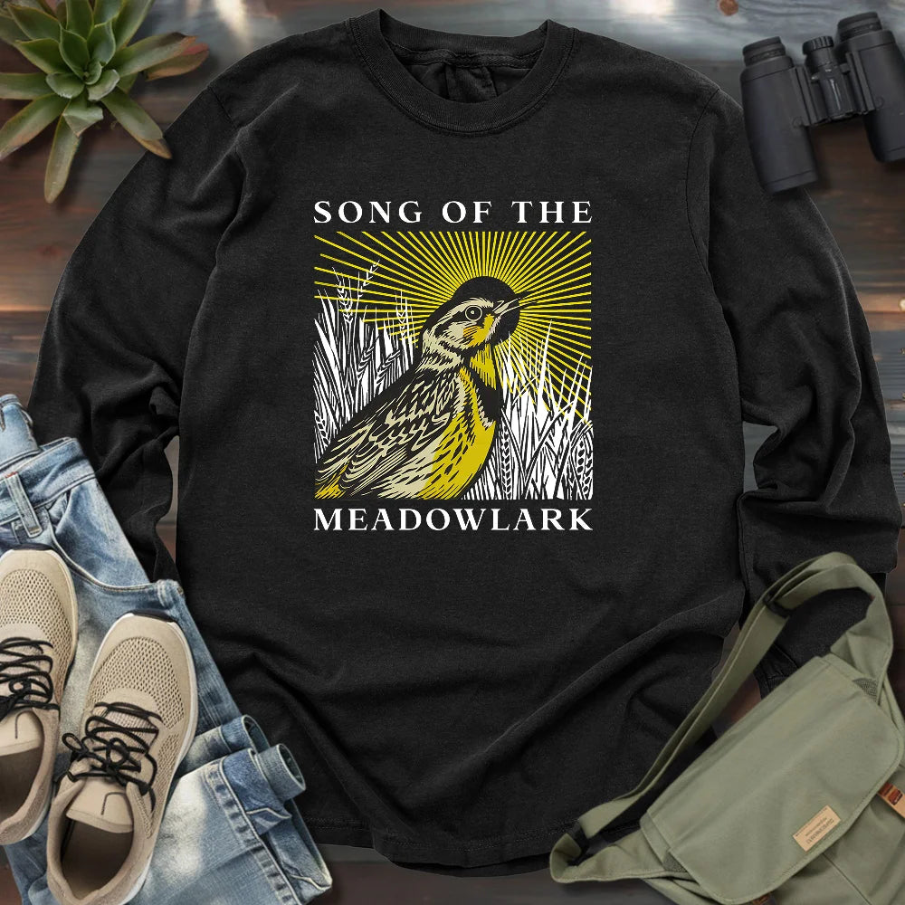 Song Of The Meadowlark Long Sleeve T-shirt
