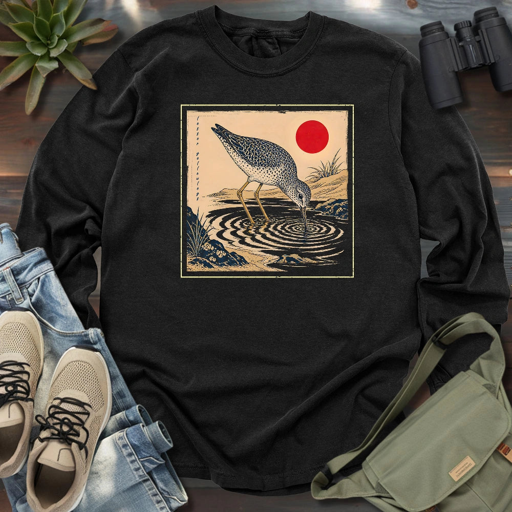 Stillness In Ripples Long Sleeve T-shirt