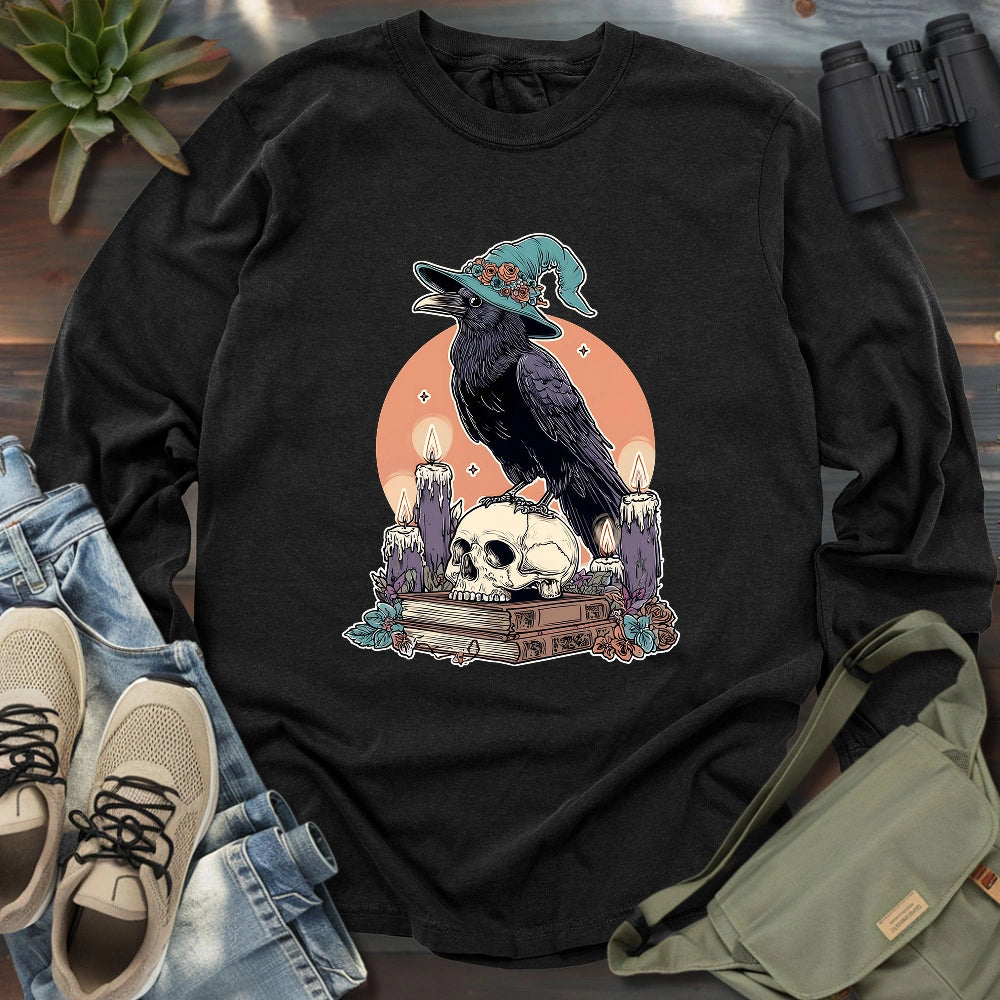 Witch’s Raven Long Sleeve T-shirt