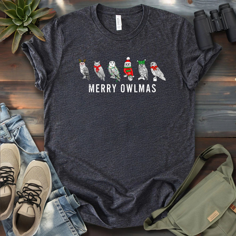 Merry Owlmas T-shirt