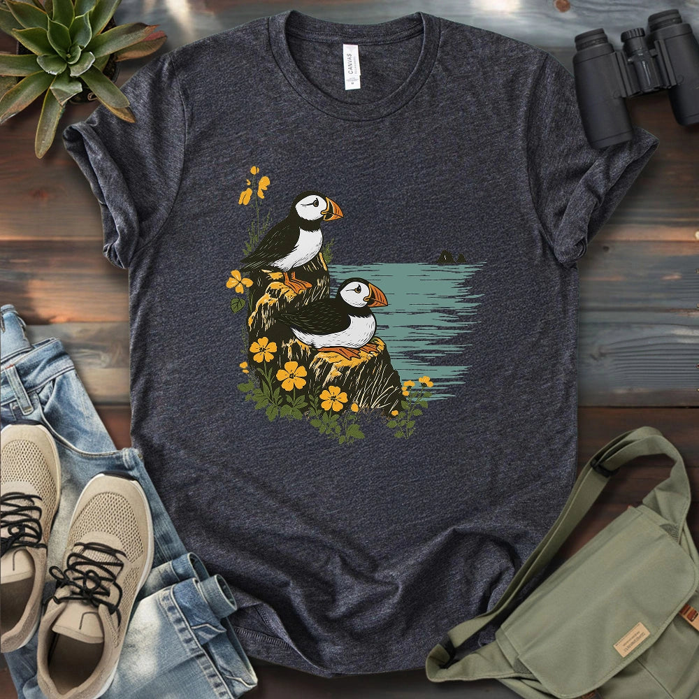 Peaceful Puffins T-shirt