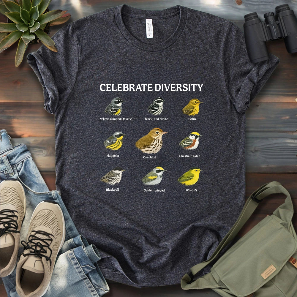 Warbler Diversity T-shirt