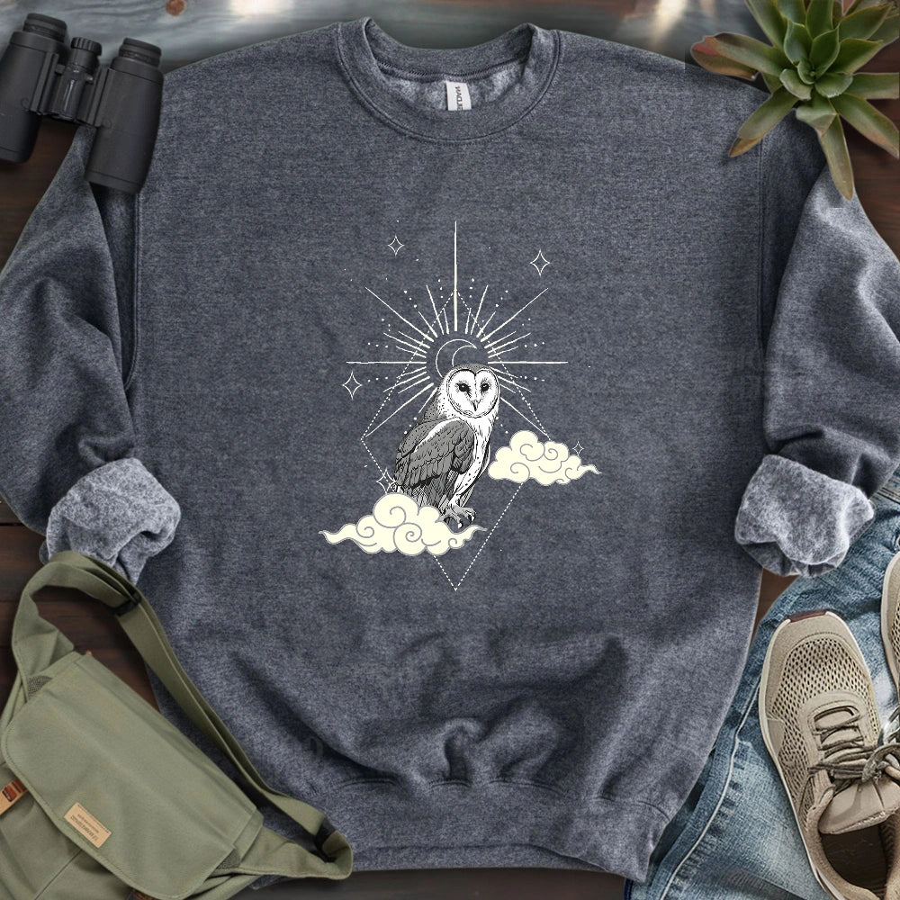 Celestial Barn Owl Sweatshirt