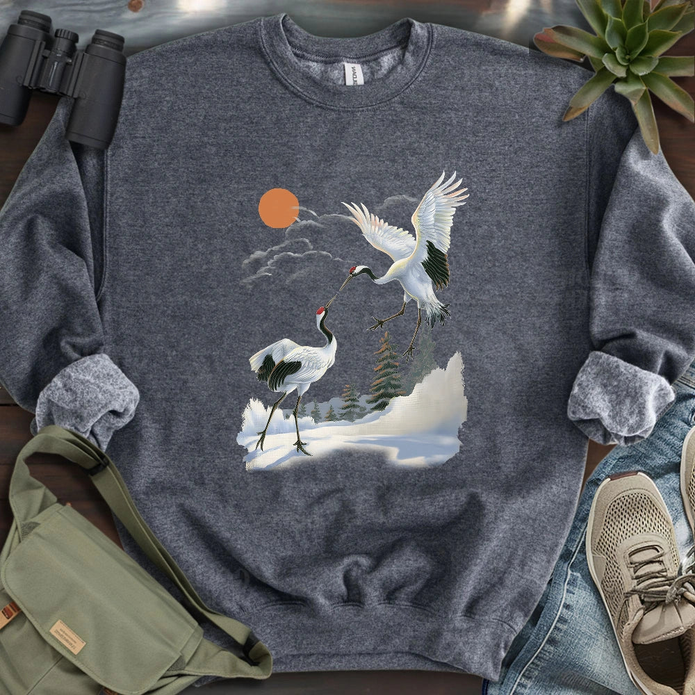 Dance of the Cranes Sweatshirt
