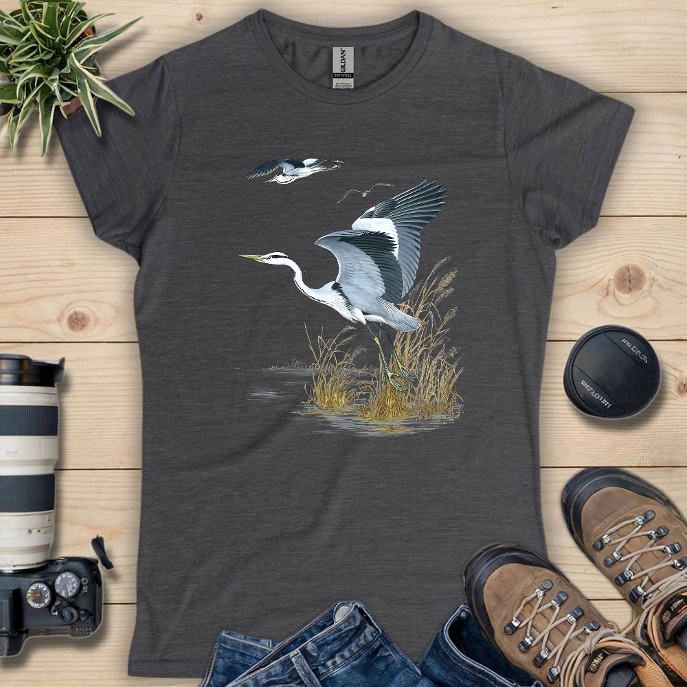 Grace of the Heron Women's T-shirt