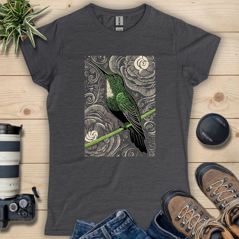 Green Hummingbird Women's T-shirt