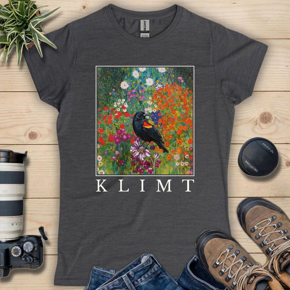 Klimt Blackbird Women's T-shirt