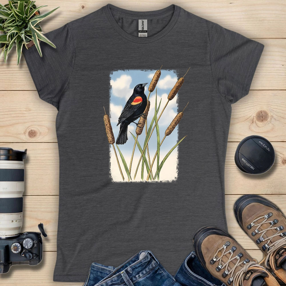 Morning On Cattail Field Women's T-shirt