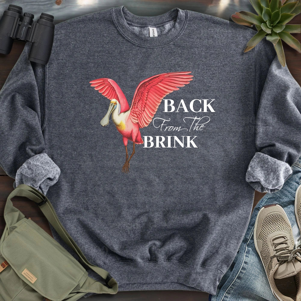 Spoonbill Back From The Brink Sweatshirt