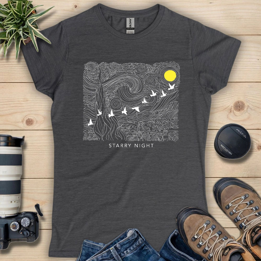 Starry Night Migration Women's T-shirt