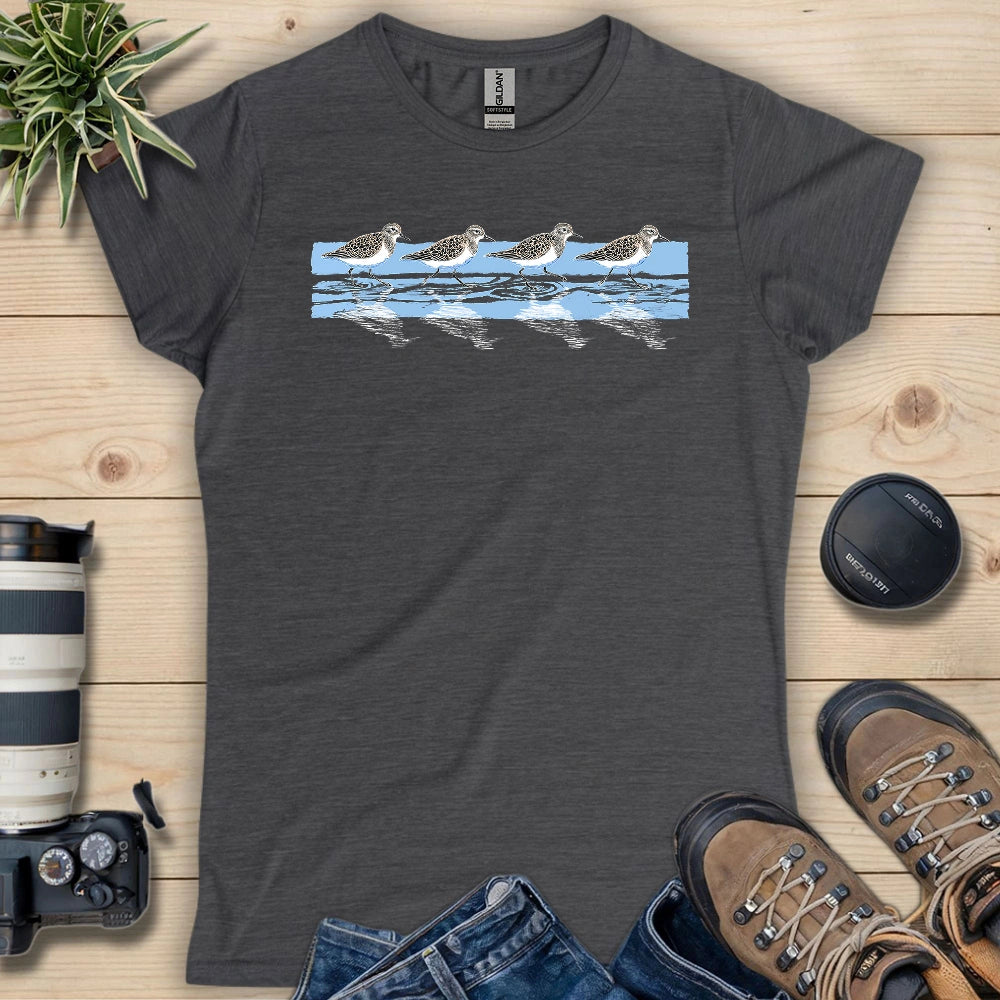 Tidewalking Sandpipers Women's T-shirt