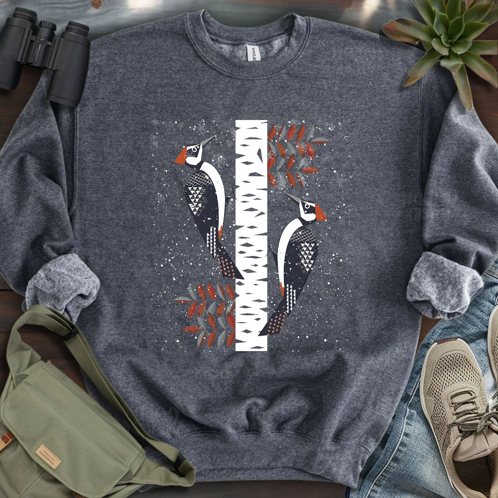 Winter Woodpeckers Sweatshirt