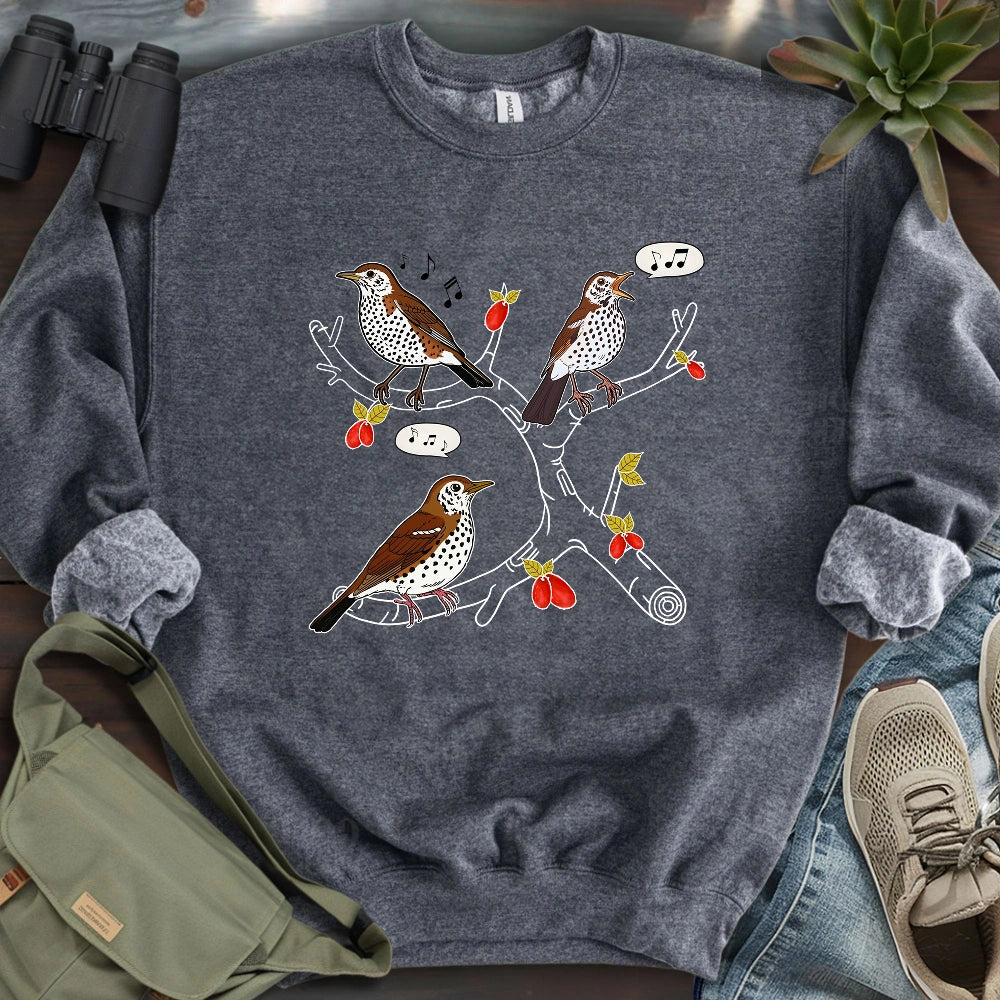 Wood Thrush's Song Sweatshirt