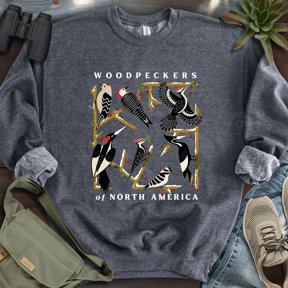 Woodpeckers Of North America Sweatshirt