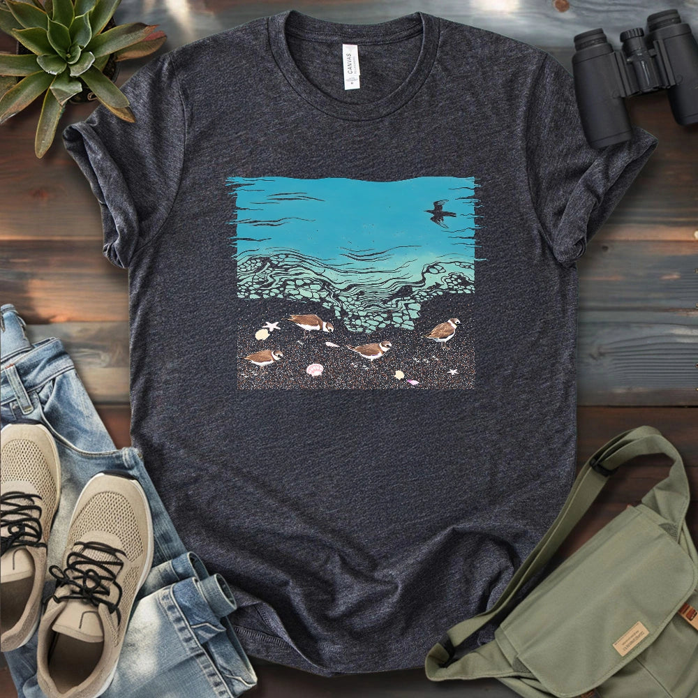 Plovers By The Shore T-shirt