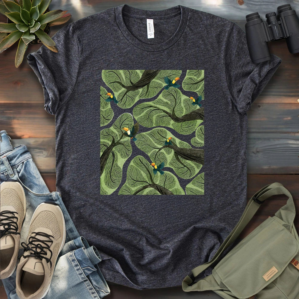 Toucan In Jungle T-shirt