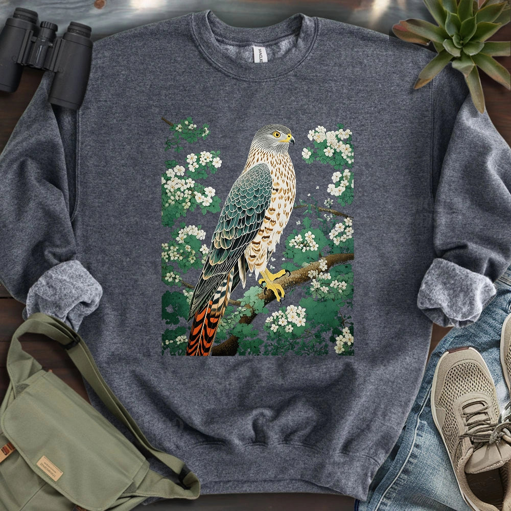 Hawk in Bloom Sweatshirt
