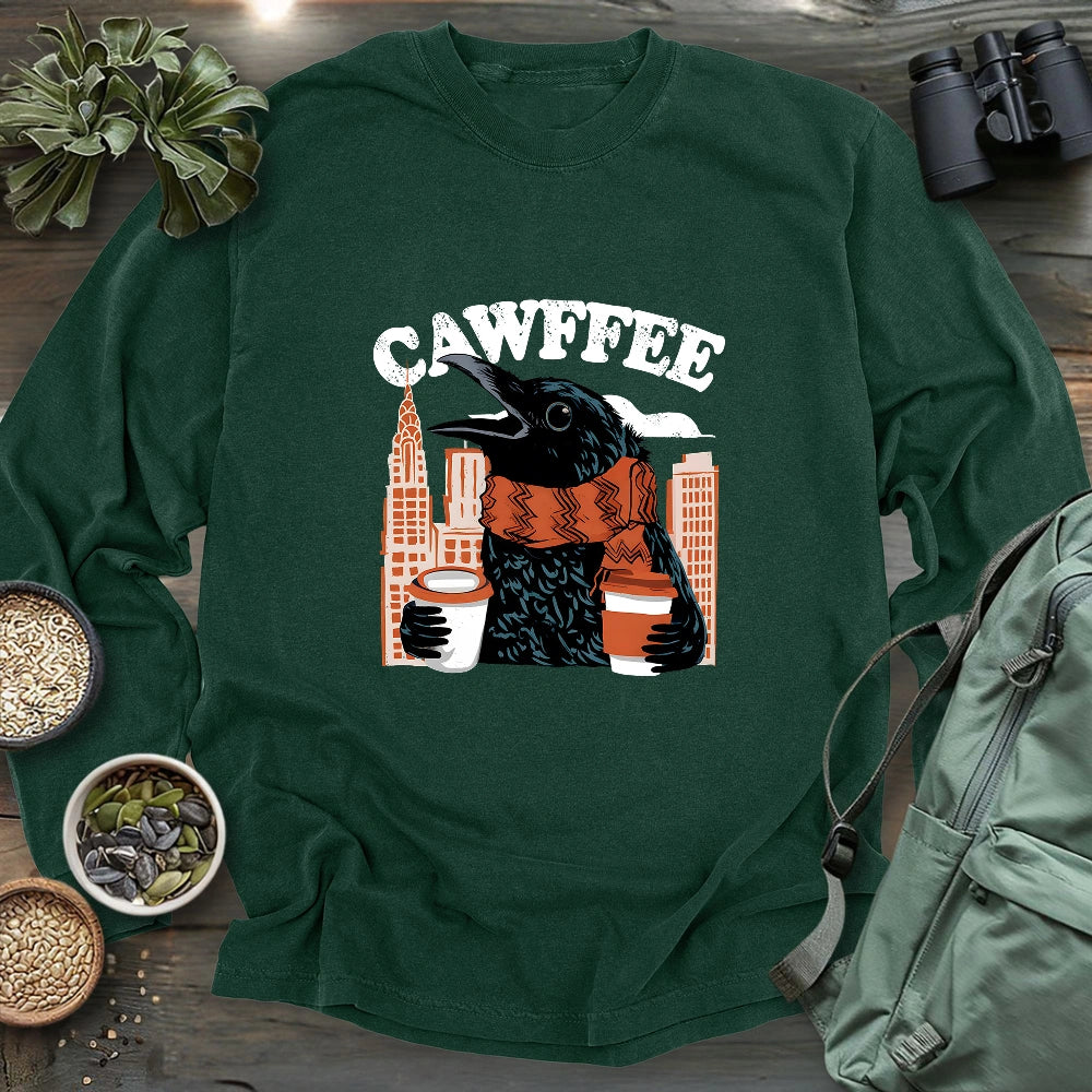 Cawffee Crow Long Sleeve T-shirt