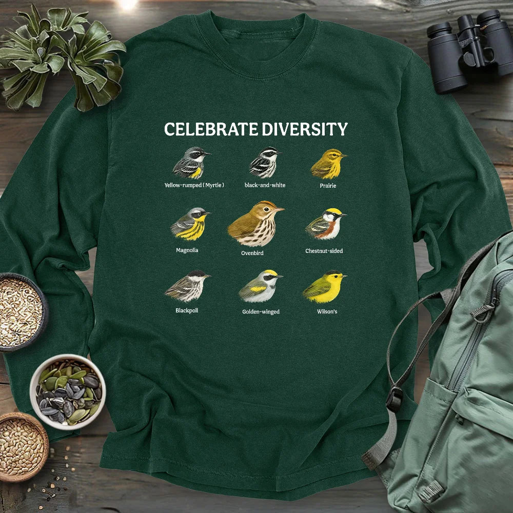Warbler Diversity Long Sleeve T-shirt