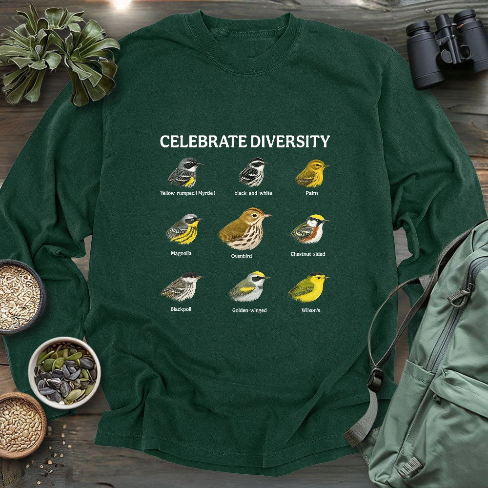 Warbler Diversity Long Sleeve T-shirt