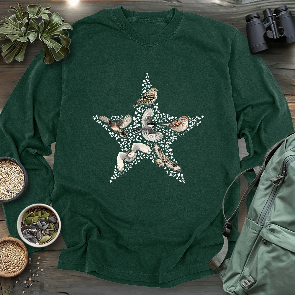 Winter Birds Long Sleeve T-shirt