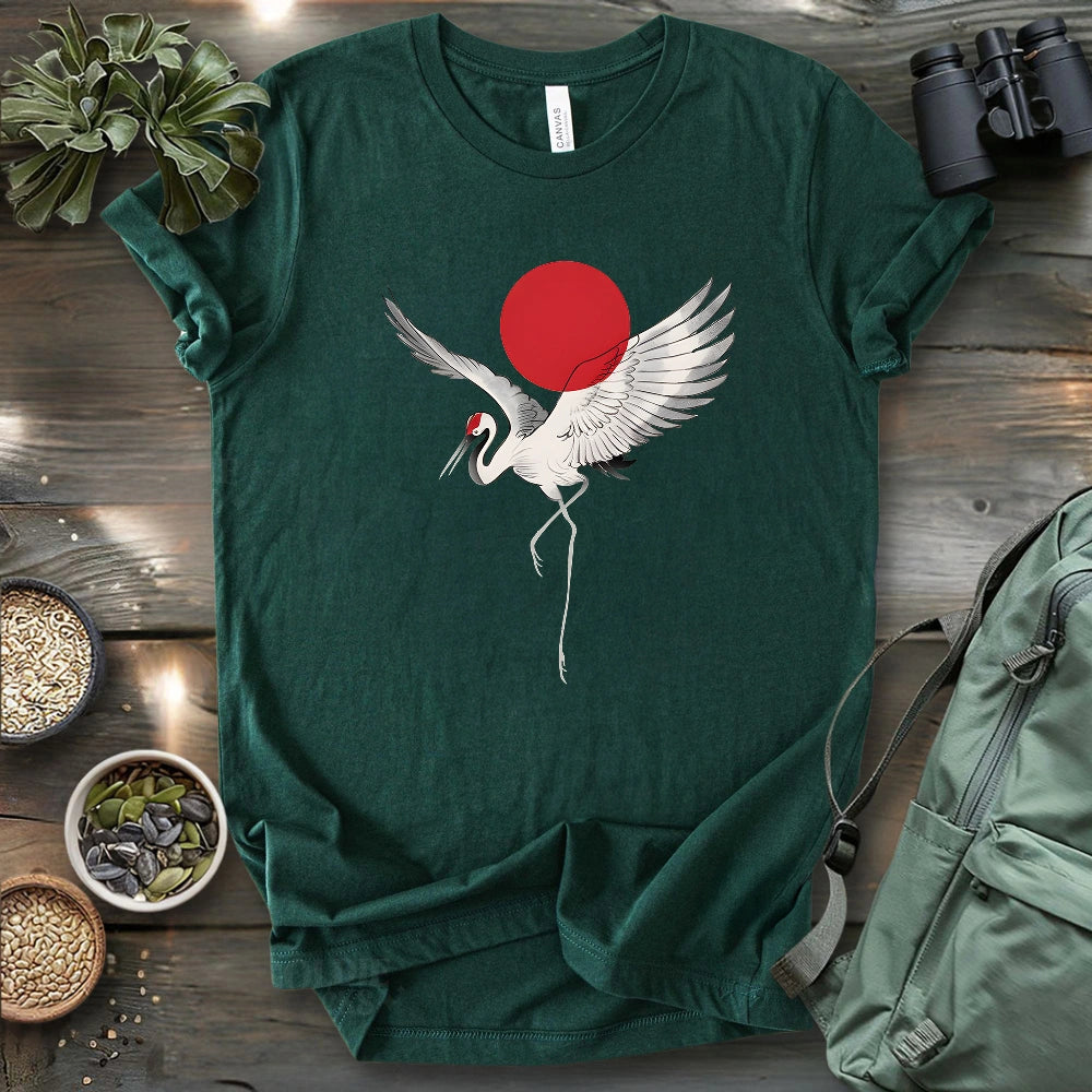 Japan Sun Crane T-shirt