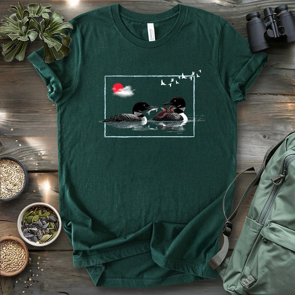 Loon Family T-shirt