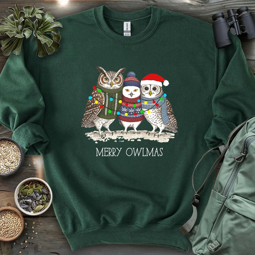 Cozy Owlmas Trio Sweatshirt