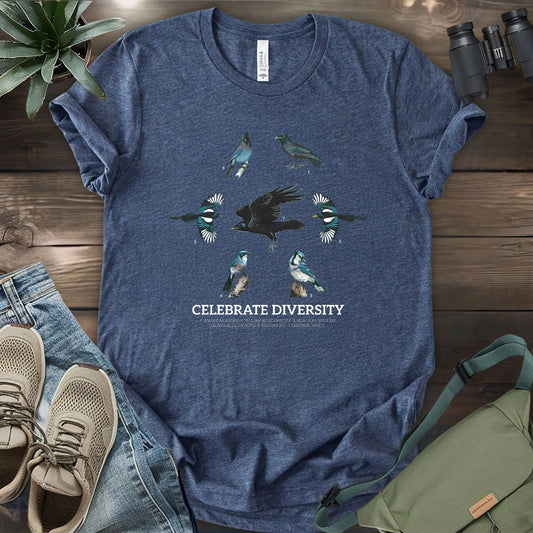 Celebrate Corvid Diversity T-shirt