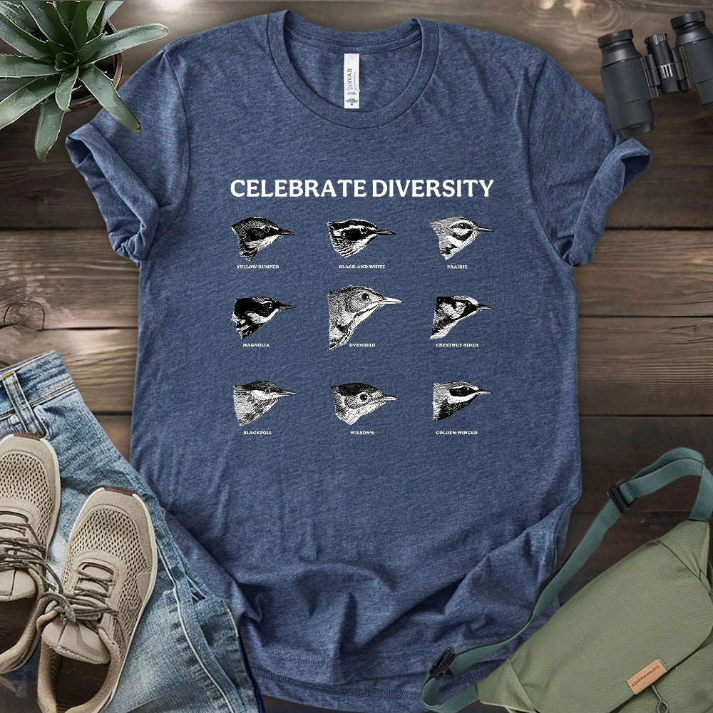 Field Guide to Warblers T-shirt