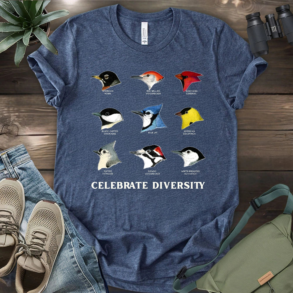 Northern Backyard Birds T-shirt